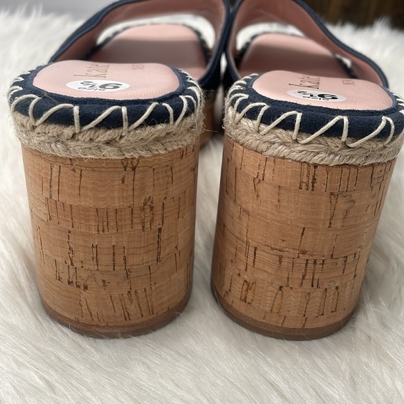 KATE SPADE Cosette Leather Wedge Sandals - Picture 7 of 12